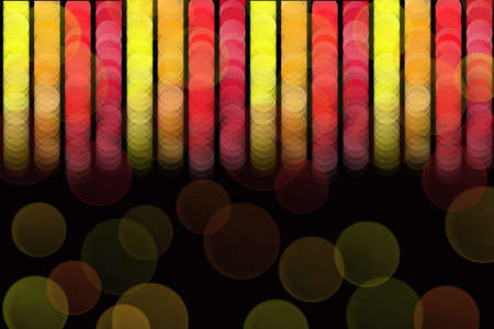 Abstract pattern background with red, orange and yellow circles on white
