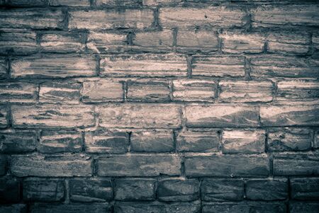 Old brick wall. Monochrome background for your designの写真素材