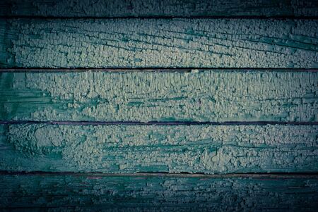 old shabby wooden background with blue paint