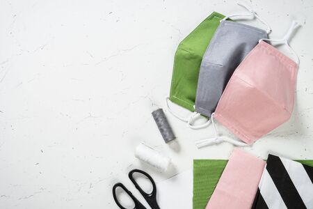 Zero waste face mask, virus protection.の写真素材