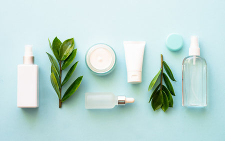 Natural cosmetic products. Skin care concept.