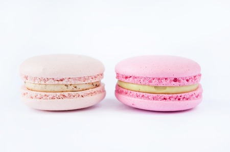 beautiful colorful delicious desserts makarons