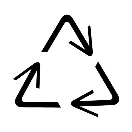 recycling symbol of ecologically pure funds, set of arrowsのイラスト素材