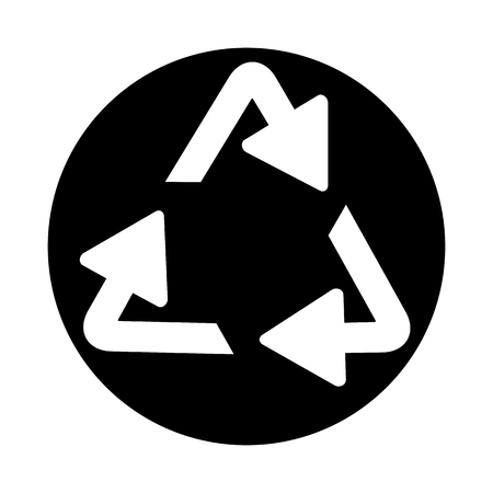 recycling symbol of ecologically pure funds, set of arrowsのイラスト素材