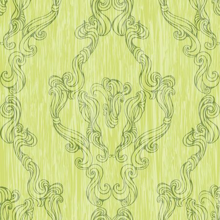 element of seamless pattern with elegant drawing in floral style 2のイラスト素材