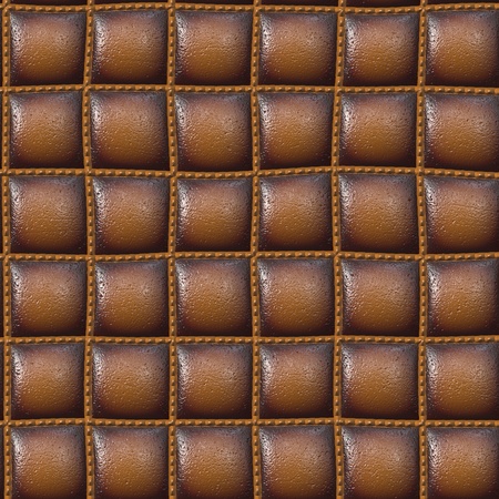 shinning brown leather upholsteryの写真素材