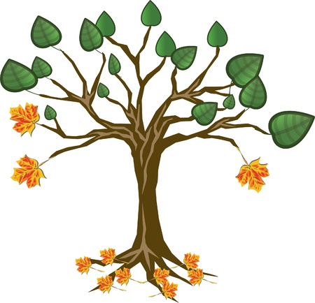 spring treeのイラスト素材