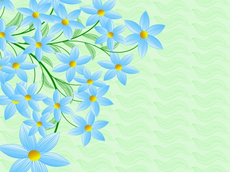  floral greeting cardのイラスト素材