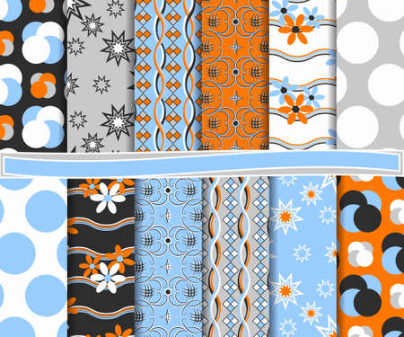 Abstract  set of scrapbookのイラスト素材