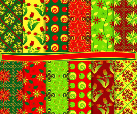 Abstract vector set of paper for scrapbookのイラスト素材