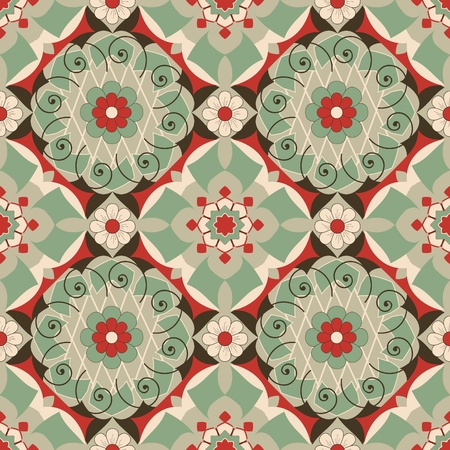 Abstract vector illustration of floralのイラスト素材