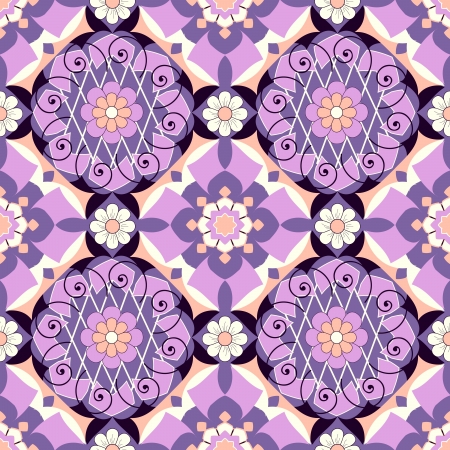 Abstract vector illustration of floralのイラスト素材