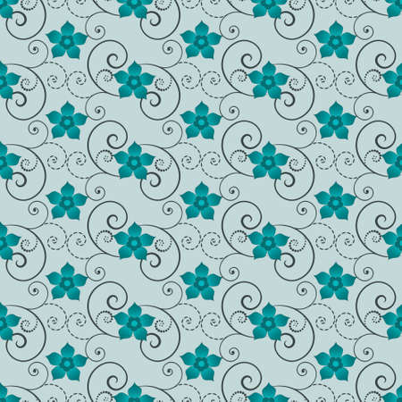 Abstract vector illustration of floralのイラスト素材