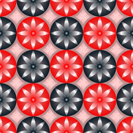 Abstract vector illustration of floralのイラスト素材