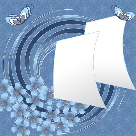 abstract vector illustration: greeting card のイラスト素材