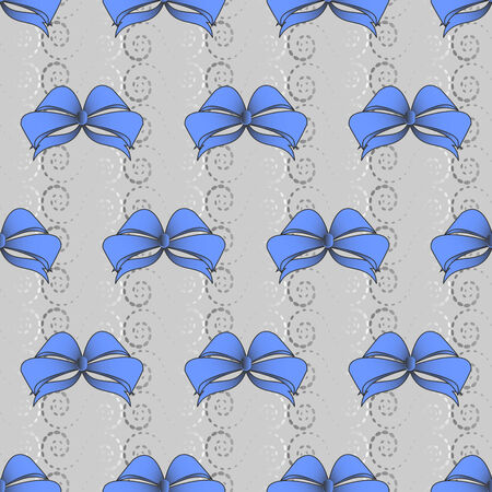 abstract vector illustration with bowsのイラスト素材