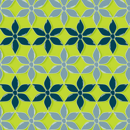 abstract vector floral illustrationのイラスト素材