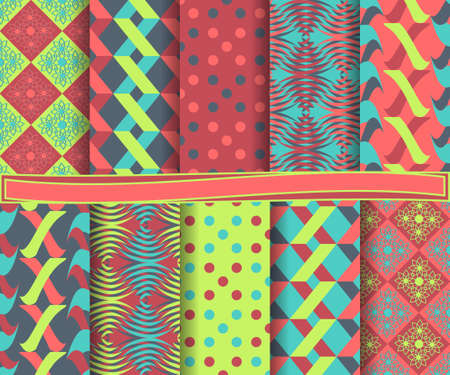 set of  abstract paper for scrapbook 
 のイラスト素材