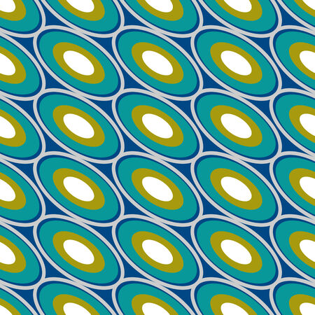 Seamless abstract vector illustration background of ovalsのイラスト素材