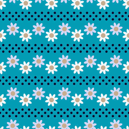 Seamless abstract floral vector illustrationのイラスト素材