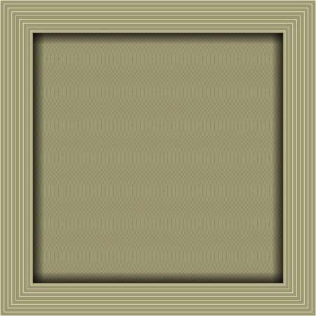 Decorative vector frame with abstract pattern of linesのイラスト素材