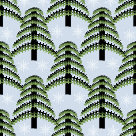 Christmas vector illustration background of abstract Christmas treeのイラスト素材