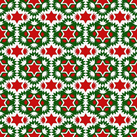 Christmas abstract vector background patternのイラスト素材
