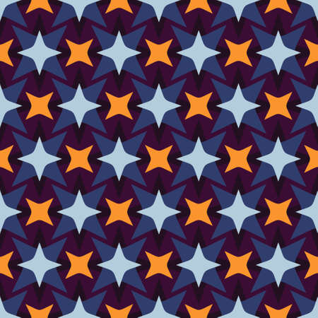 Seamless vector pattern abstract background with starsのイラスト素材