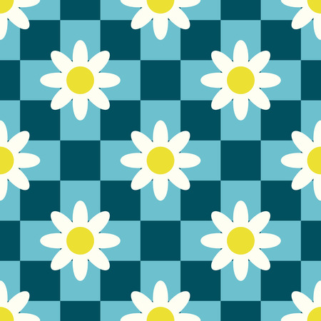 Seamless vector floral illustrationのイラスト素材