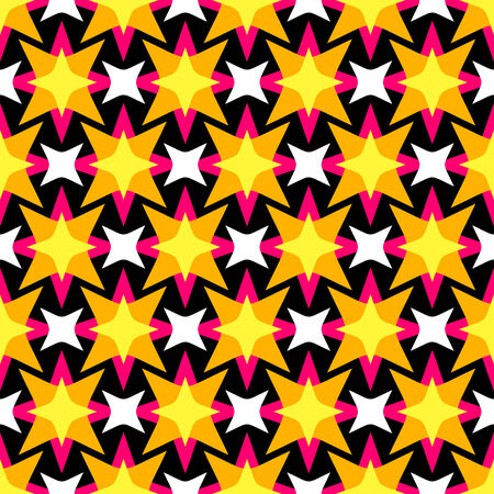 Seamless vector pattern abstract background with starsのイラスト素材