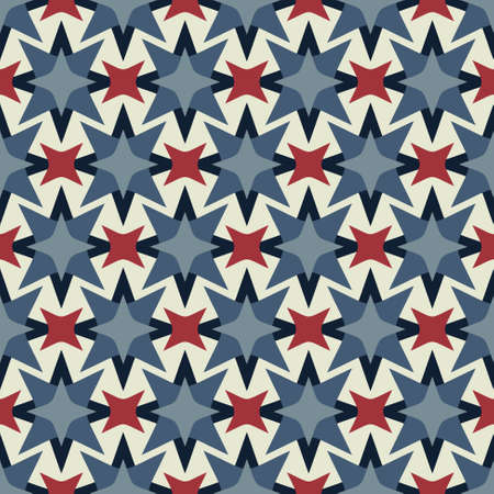 Seamless vector pattern abstract background with stars