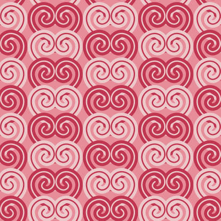 Valentine's Day seamless abstract background vector illustrationのイラスト素材