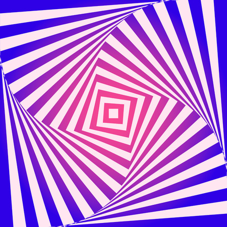 Abstract vector illustration optical illusionのイラスト素材