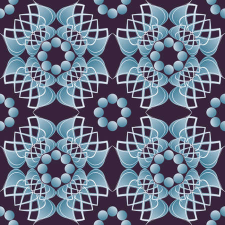 Pattern of abstract shapes. Vector illustrationのイラスト素材