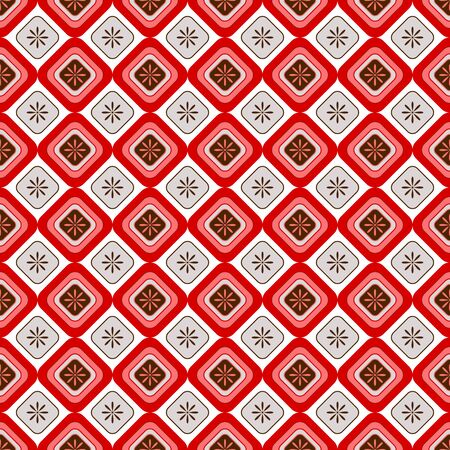 seamless vector illustration background of geometric shapesのイラスト素材