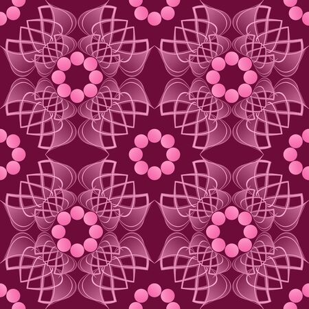 Pattern of abstract shapes. Vector illustrationのイラスト素材