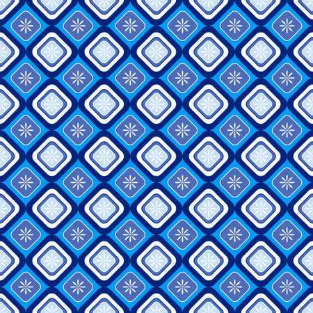 seamless vector illustration background of geometric shapesのイラスト素材