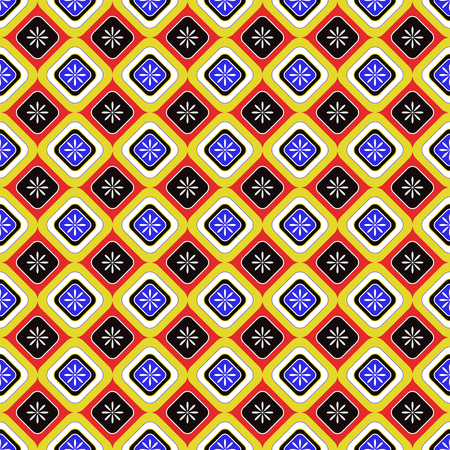 seamless vector illustration background of geometric shapesのイラスト素材