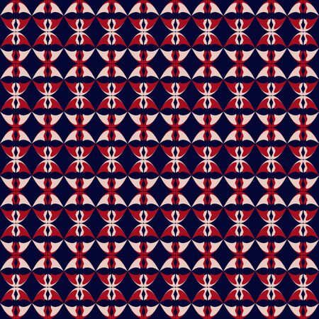 seamless vector illustration of abstract shapesのイラスト素材