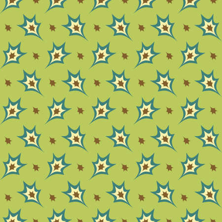 Seamless vector illustration of abstract leavesのイラスト素材