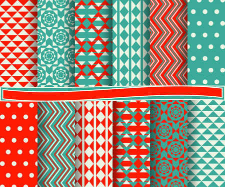 set of  abstract vector paper for scrapbookのイラスト素材