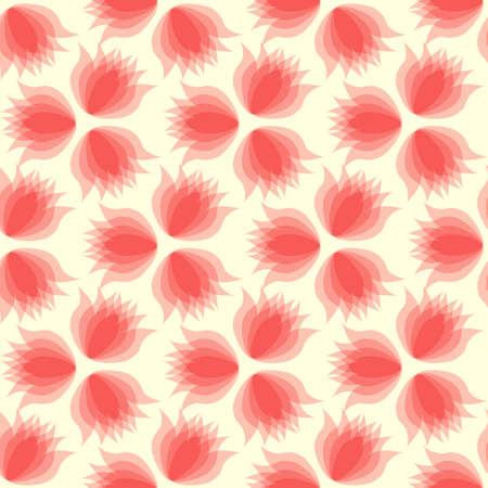 Abstract vector illustration. Flower patternのイラスト素材