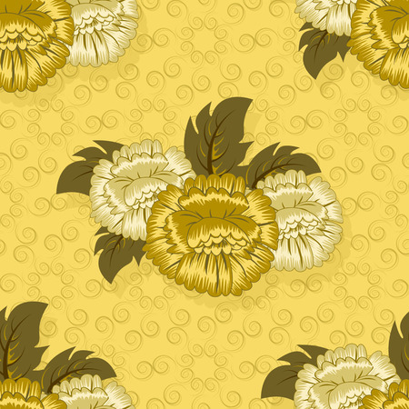vector abstract floral patternのイラスト素材