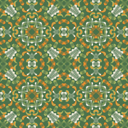 seamless vector pattern background of abstract shapesのイラスト素材