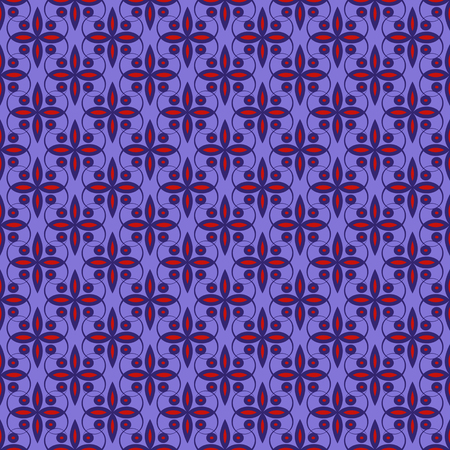 seamless vector illustration background of abstract flowersのイラスト素材