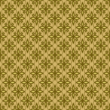 seamless vector illustration background of abstract flowersのイラスト素材