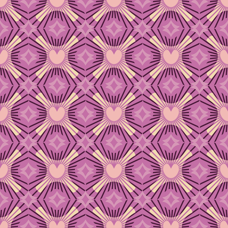 Seamless abstract vector illustration Valentine's Dayのイラスト素材