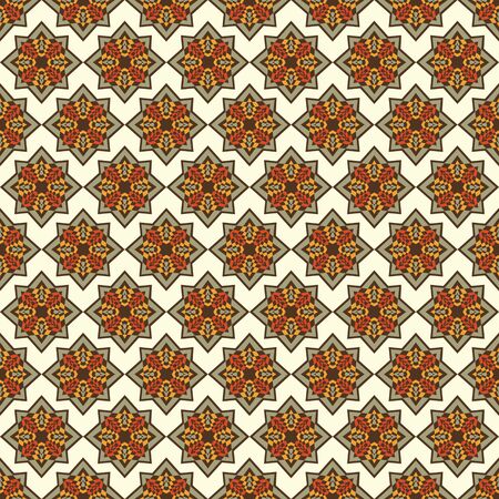 Seamless abstract vector illustration of geometric shapesのイラスト素材