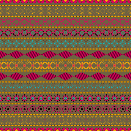 Vector set of decorative flowers, geometric shapes and design elements for scrapbookのイラスト素材