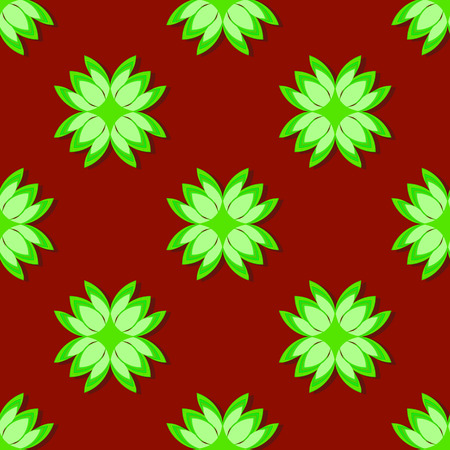 Seamless vector floral background illustration. Abstract pattern of decorative flowers. Design elements for Scrapbook. Can be used for wallpapers, fills images, background, surfaceのイラスト素材